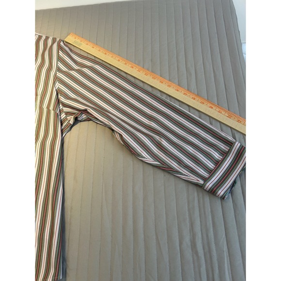 LL Bean Ladies Striped Button Down Shirt Wrinkle Free‎ Long Sleeve Casual - Picture 5 of 8